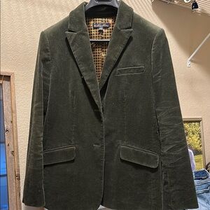 Brooks Brothers Olive Green Corduroy Blazer